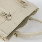 Salvatore Ferragamo Gancini handbag Leather - image 14