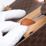 Celine Vintage Macadam Shoulder Bag Canvas and Leather - image 7