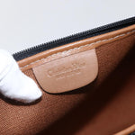 Christian Dior Vintage Honeycomb Zip Pouch Canvas and Leather - image 6