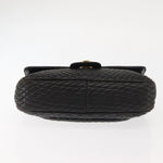 Bally Vintage Chain Shoulder Bag Quilted Leather - image 14
