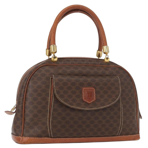 Celine Vintage Macadam Handbag Canvas and Leather - image 1