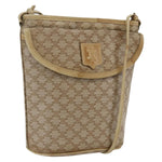 Celine Vintage Macadam Shoulder Bag Canvas Medium - image 7