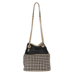 Chanel Chain Bucket Bag Mesh and Leather Small - image 1