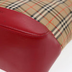 Burberry Nova Check Tote Canvas and Leather - image 8