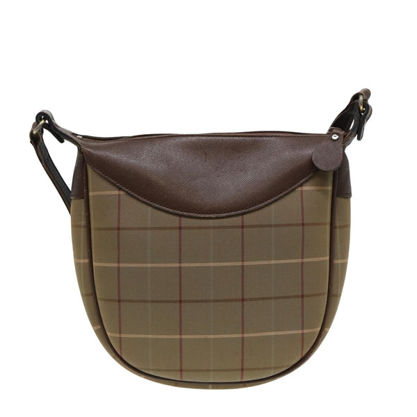 Burberry Nova check Shoulder bag Canvas and Leather