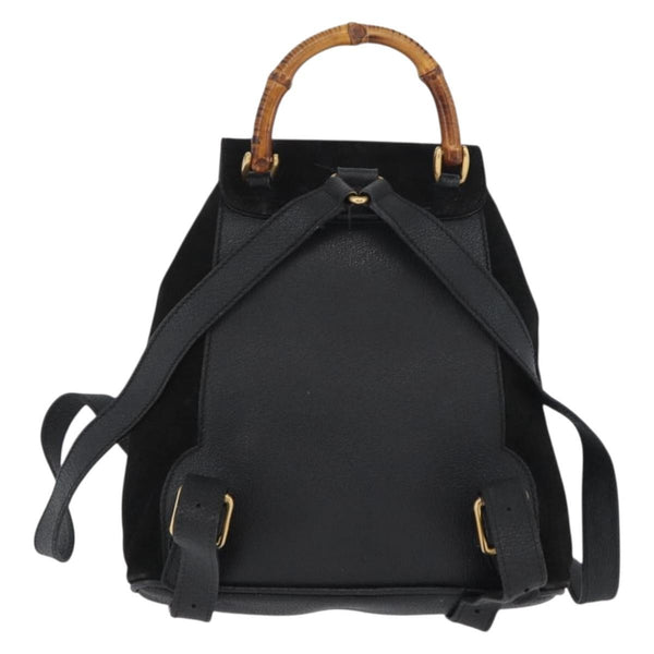 Gucci Gucci bamboo backpack daim mini