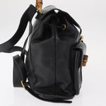 Gucci Vintage Bamboo Backpack Leather - image 4