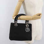 Christian Dior Vintage Lady Dior Bag Cannage Quilt Nylon Medium - image 14