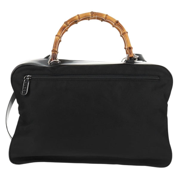 Gucci Vintage Bamboo Handle Bag Nylon