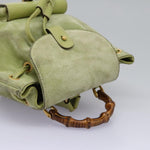 Gucci Gucci bamboo backpack daim mini - image 17