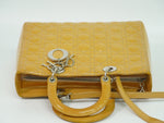 Christian Dior Vintage Lady Dior Bag Cannage Quilt Patent Medium - image 12