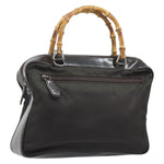 Gucci Vintage Bamboo Handle Bag Nylon - image 15