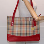 Burberry Nova Check Tote Canvas and Leather - image 13