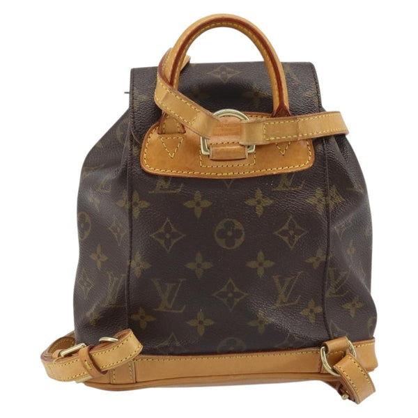 Louis Vuitton Vintage Montsouris Backpack Monogram Canvas PM
