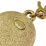 Chanel CC Star Round Drop Earrings Metal with Resin - image 4