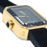 Chanel Premiere Velours Mini Quartz Watch Titanium with Yellow Gold and Velvet Rubber with Diamond Dial 15 - image 2