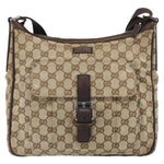 Gucci Vintage Shoulder Bag GG Canvas and Leather Small - image 1