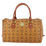 MCM Visetos logogramme Handbag Canvas and Leather - image 1