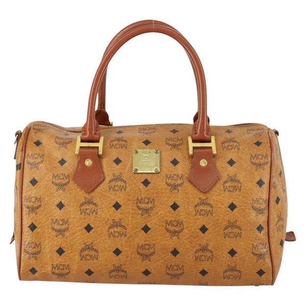 MCM Visetos logogramme Handbag Canvas and Leather - image 1