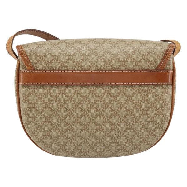 Celine Macadam Shoulder Bag PVC Leather