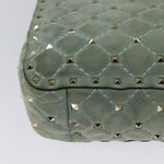 Valentino Garavani Rockstud Spike Flap Bag Quilted Suede Medium - image 11