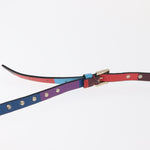 Valentino Garavani Rockstud 1973 Camera Crossbody Bag Striped Leather - image 18