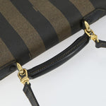 Fendi Vintage Pequin Briefcase Bag Coated Canvas Large - image 18