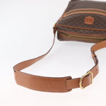 Celine Vintage Macadam Shoulder Bag Canvas and Leather - image 8