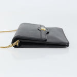 Christian Dior Vintage CD Chain Flap Shoulder Bag Leather - image 4