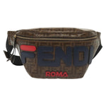 Fendi Mania Logo Waist Bag Zucca Coated Canvas - image 1