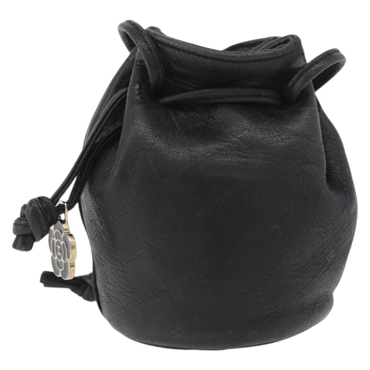 Chanel Camellia Clutch Bag Leather - image 1