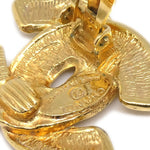 Chanel CC Clip-On Earrings Quilted Metal - image 4