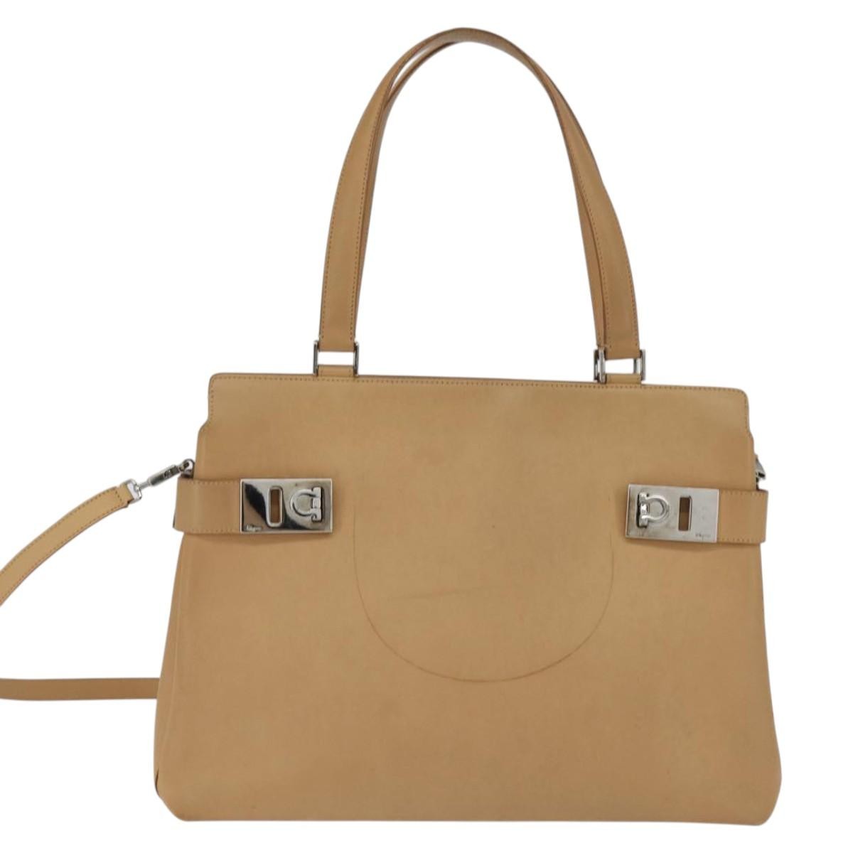 Salvatore Ferragamo Gancini Tote Leather - image 1