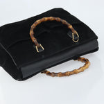 Gucci Bamboo tote bag Suede - image 17