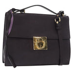 Salvatore Ferragamo Gancini Shoulder Bag Leather - image 19