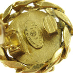 Chanel CC Button Clip-On Earrings Metal with Faux Pearl - image 3