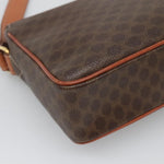 Celine Vintage Macadam Shoulder Bag Canvas and Leather - image 12