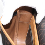 Christian Dior Vintage Honeycomb Shoulder Bag Canvas and Leather - image 20