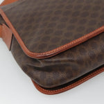 Celine Vintage Macadam Shoulder Bag Canvas and Leather - image 11