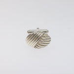Tiffany & Co. Shell-Style Line Oval cuffs Silver 925 - image 2