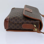 Celine Vintage Macadam Shoulder Bag Canvas and Leather - image 4