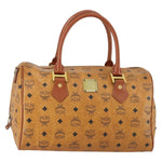 MCM Visetos logogramme Handbag Canvas and Leather - image 17