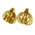 Chanel Vintage CC Heart Clip-On Earrings Metal Small - image 5