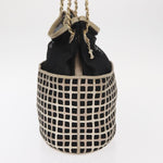 Chanel Chain Bucket Bag Mesh and Leather Small - image 4
