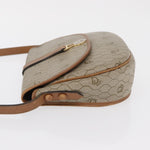 Christian Dior Vintage Honeycomb Shoulder Bag Canvas and Leather - image 4
