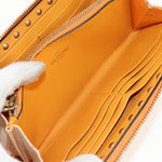 Valentino Garavani Rockstud Zip Around Wallet Striped Leather - image 5