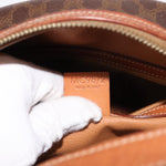 Celine Vintage Macadam Handbag Canvas and Leather - image 7
