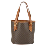 Celine Vintage Macadam Tote bag Canvas and Leather - image 2