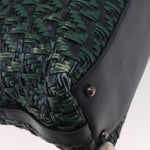 Chanel Convertible Chain Bowler Bag Woven Calfskin Small - image 12