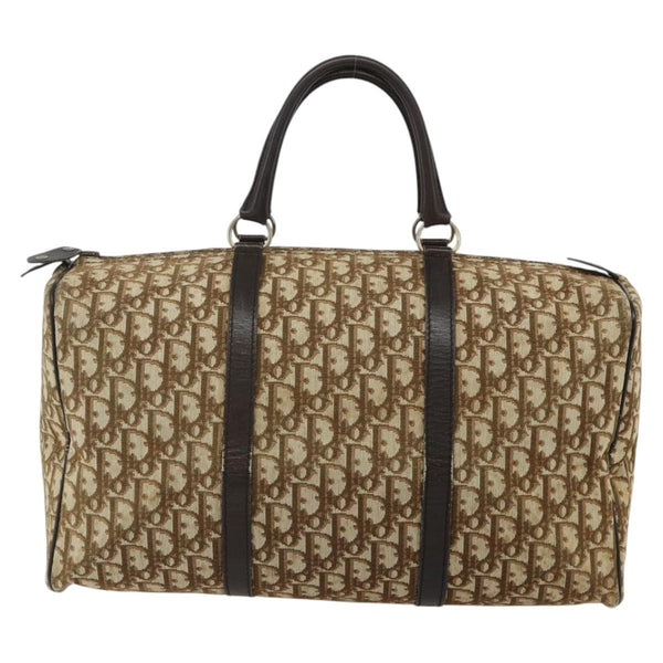 Christian Dior Vintage Trotter Handbag Canvas